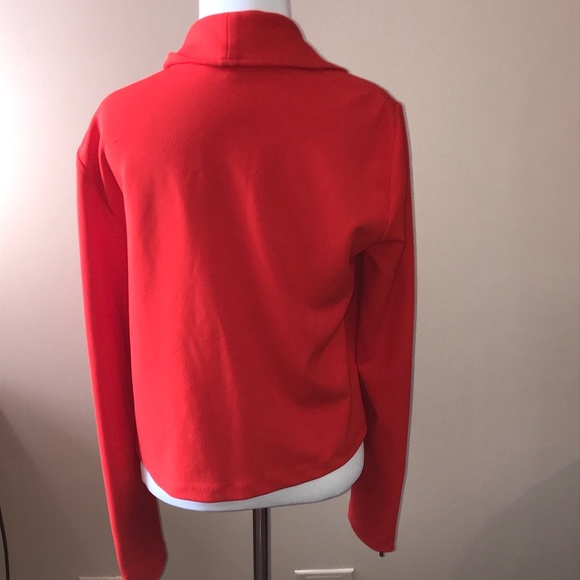 NWT Gianni Bini Boss Red Blazer with Gold Accents - Picture 11 of 12